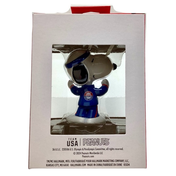 Hallmark Peanuts “Snoopy Team USA” Christmas Ornament (NWT) - Picture 10 of 13